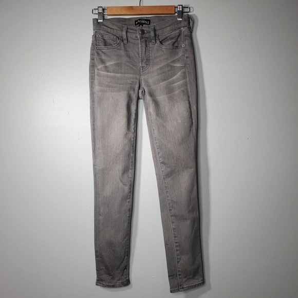 J. Crew Mercantile Mid-Rise Skinny Jean Valley Wash Gray Size 24 - Picture 2 of 11